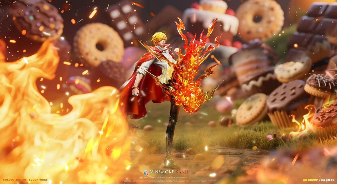 Preventa Resina Sanji Vinsmoke Figura One Piece NY Estudio