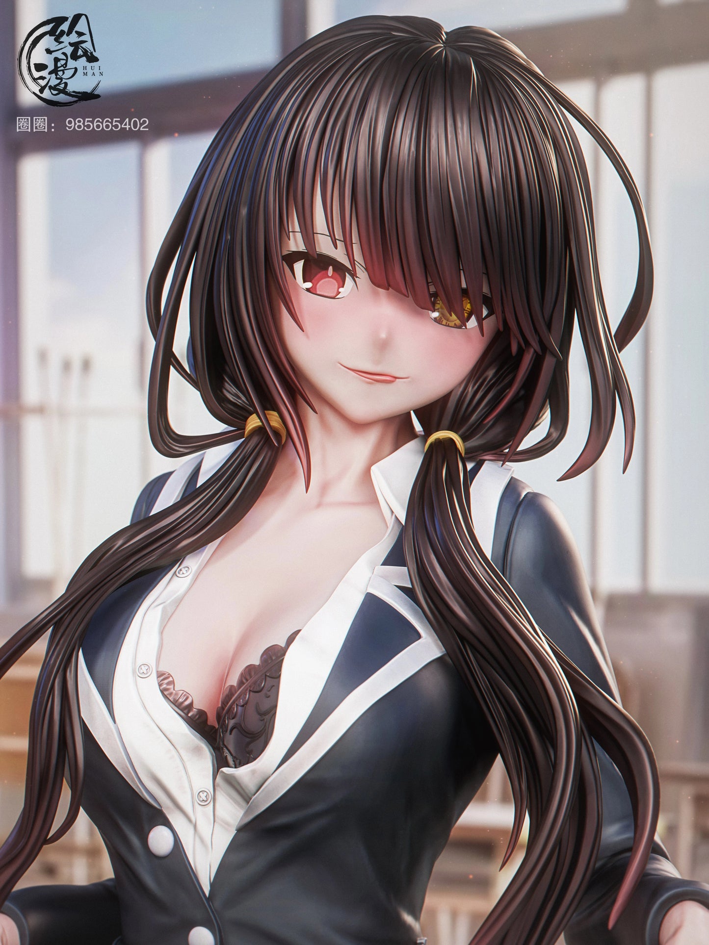 Preventa Resina Tokisaki Kurumi Figura Date A Live HuiMan Estudio