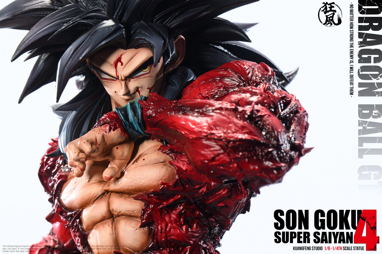 Preventa Resina Goku "SSJ4" Figura Dragon Ball Kuangfeng Estudio