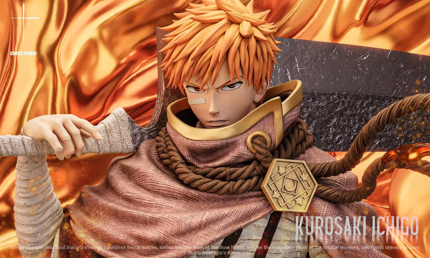 Preventa Resina Kurosaki Ichigo Figura Bleach Cross Estudio
