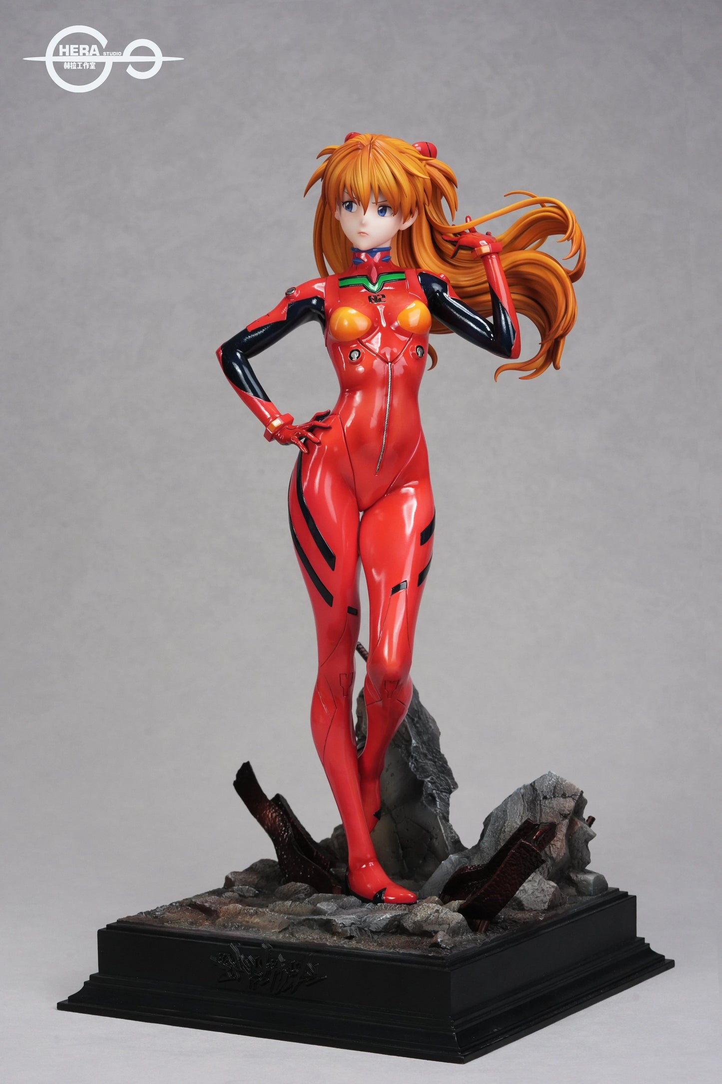 Preventa Resina Ayanami Rei & Asuka Langley Figura Evangelion HeRa Estudio