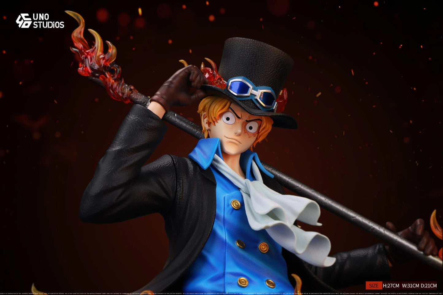 Preventa Resina Sabo Figura One Piece UNO Estudio