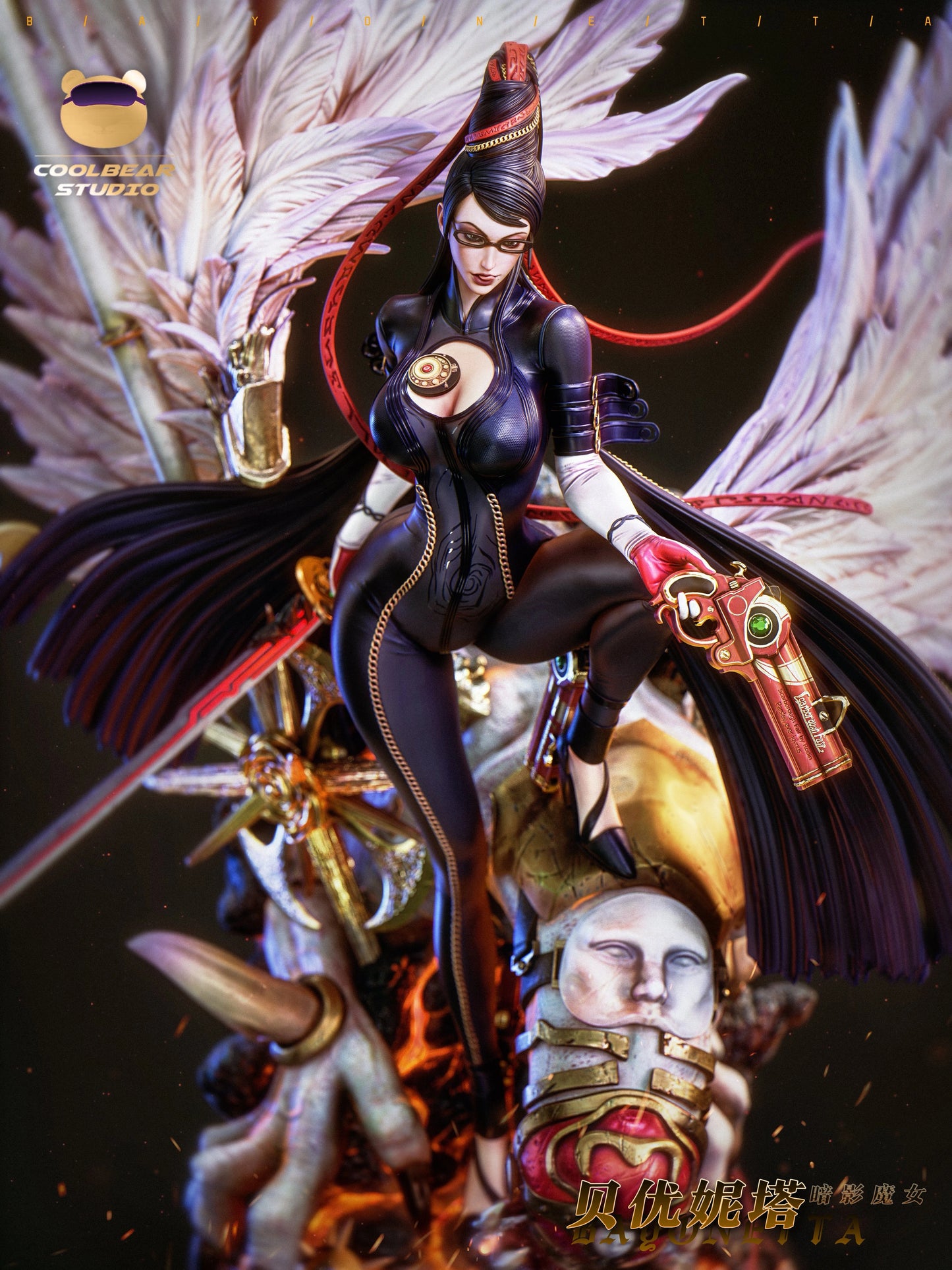 Preventa Resina Bayonetta Figura Bayonetta Coolbear  Estudio