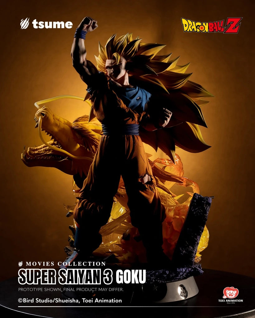 Preventa Resina Goku Super Saiyan 3 Figura Dragon Ball 1/4 Tsume Art Estudio (Licencia)