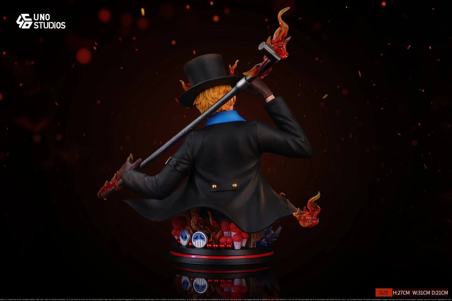 Preventa Resina Sabo Figura One Piece UNO Estudio