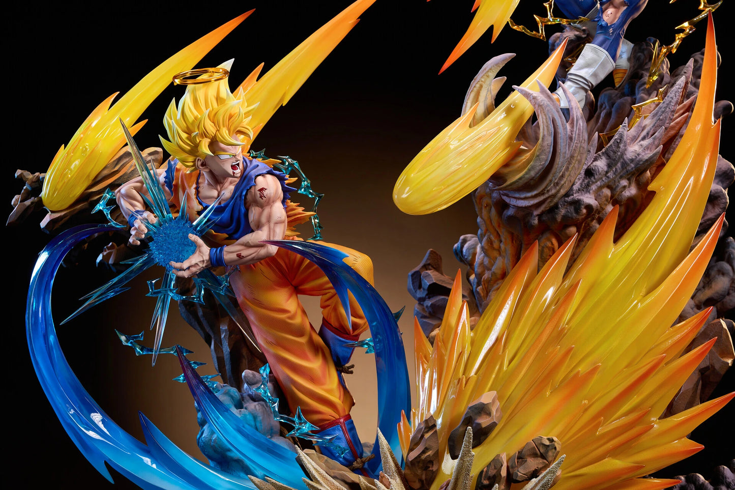 Preventa Resina Goku vs Majin Vegeta Figura Dragon Ball 1/6 KD Collectibles Estudio