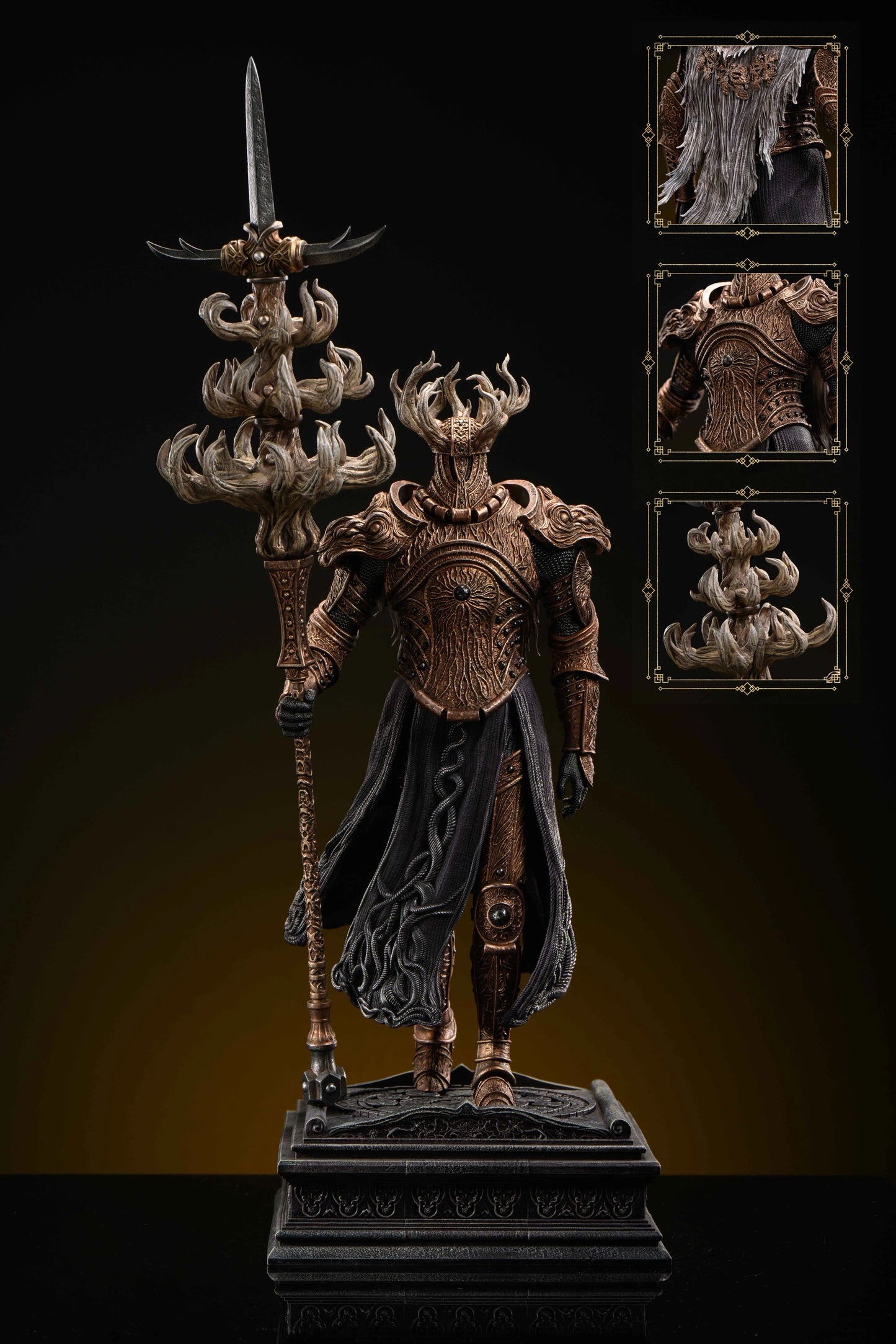 Preventa Resina Crucible Knight Figura Elden Ring SWORD & Wing Estudio