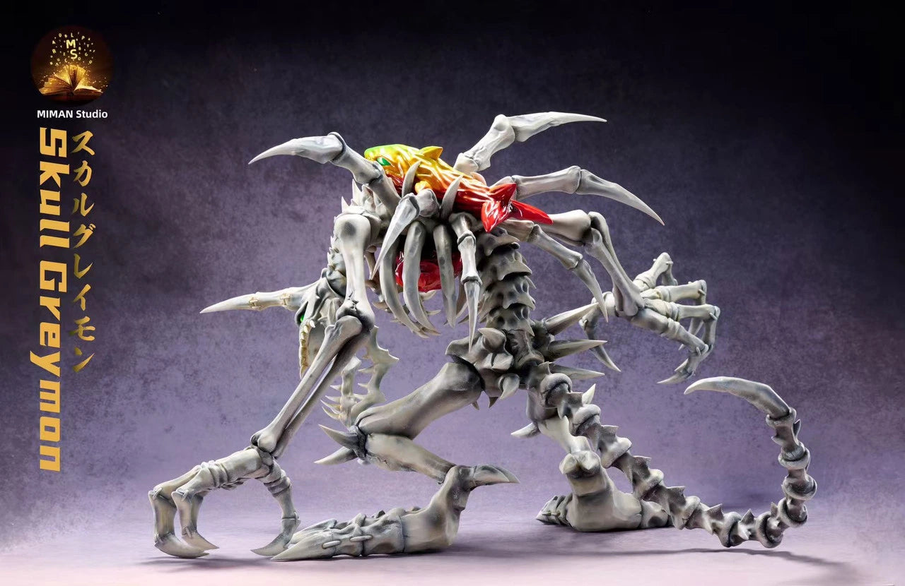 Preventa Resina Skull Greymon Figura Digimon MIMAN Estudio