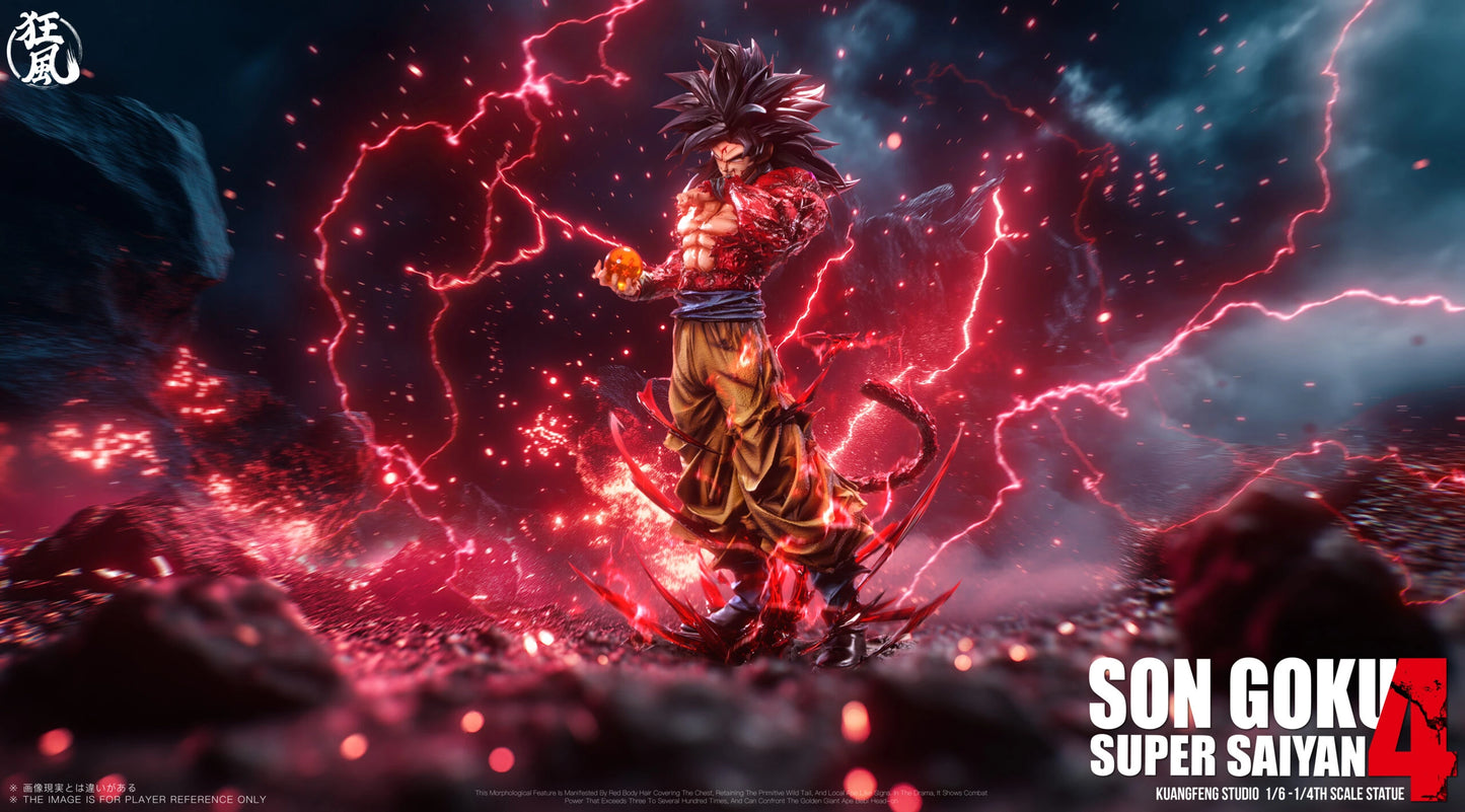 Preventa Resina Goku "SSJ4" Figura Dragon Ball Kuangfeng Estudio