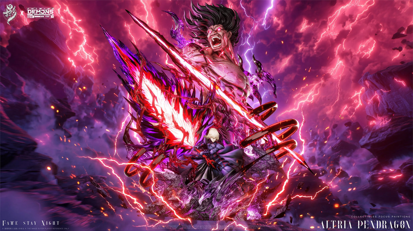 Preventa Resina Altria Pendragon vs Berserk Figura Fate/stay night: Heaven's Feel  LueYing & Demons  Estudio