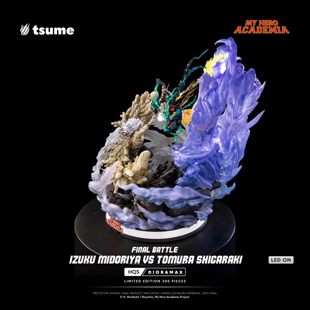 Preventa Resina Izuku Midoriya vs Tomura Shigaraki Figura My Hero Academia  Tsume Art (Licencia) Estudio