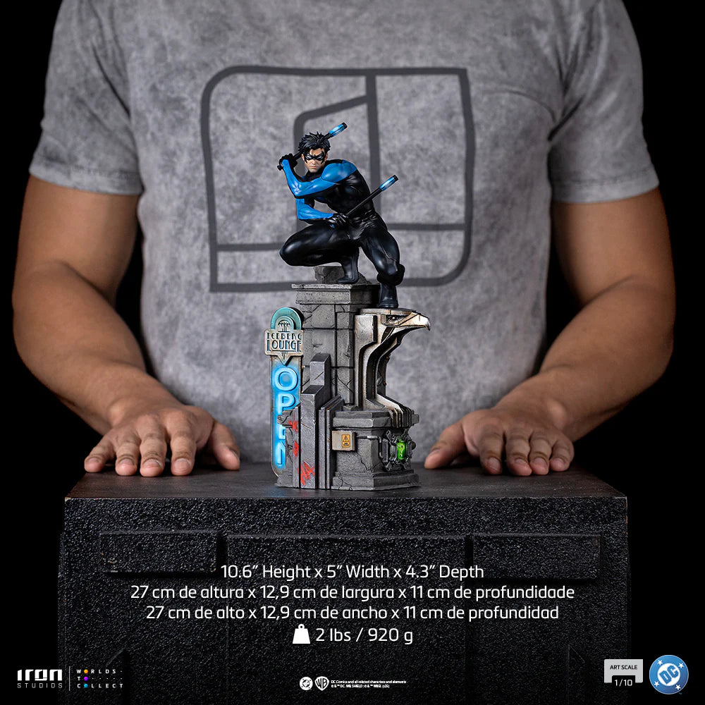 Preventa Resina Nightwing  Figura DC Comics Iron (Licencia) Estudio