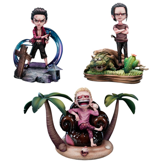 Preventa Resina Doflamingo, Crocodile & Mihawk Figura One Piece DX Estudio