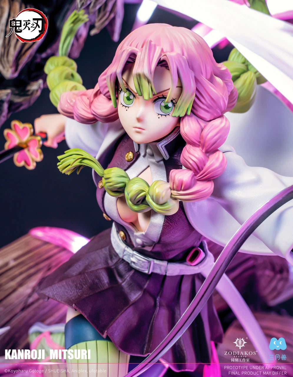 "Preventa Resina Mitsuri Kanroji  Figura Demon Slayer: Kimetsu no Yaiba  1/6 Zodiakos Estudio (Licencia)"