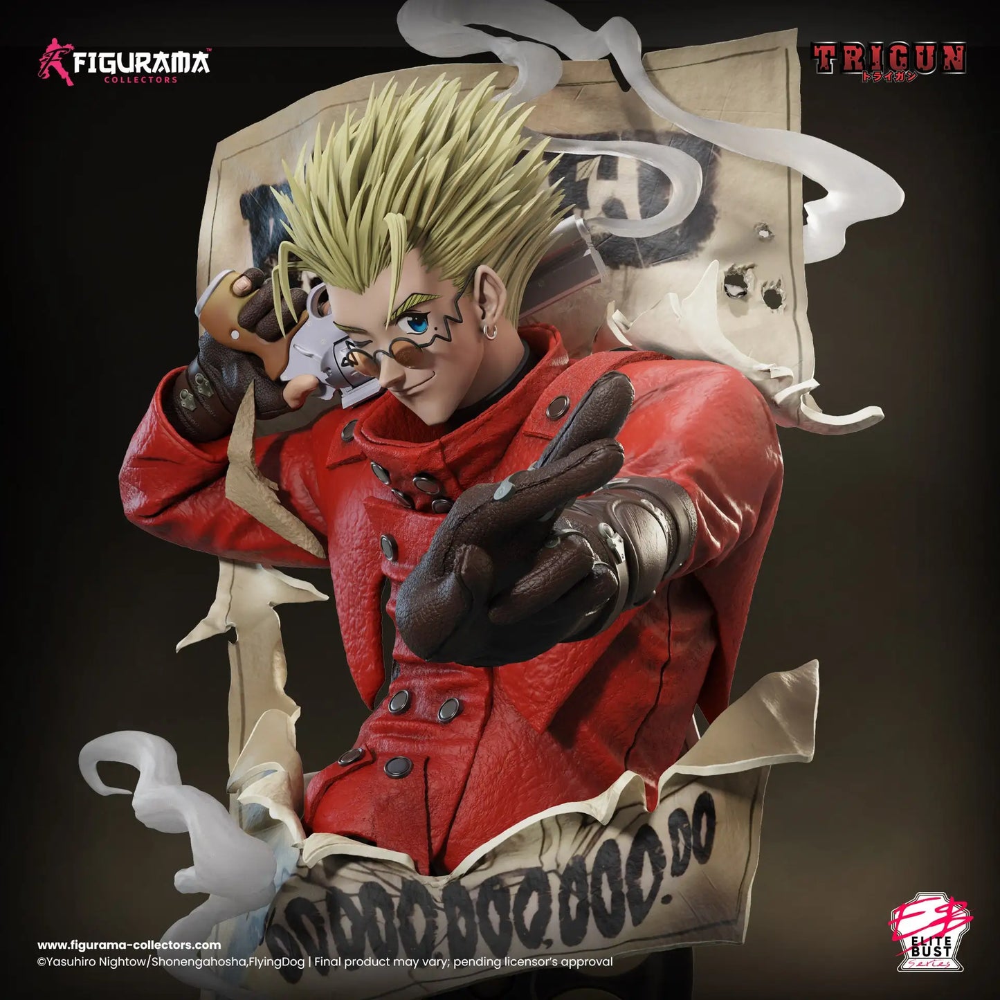 "Preventa Resina Vash Estampida  Figura Trigun Figurama Collectors (Licencia) Estudio"