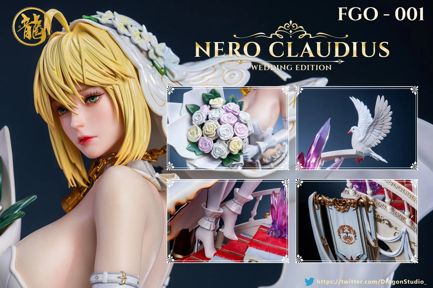 Preventa Resina Nero Claudius Figura Fate Series Dragon Estudio