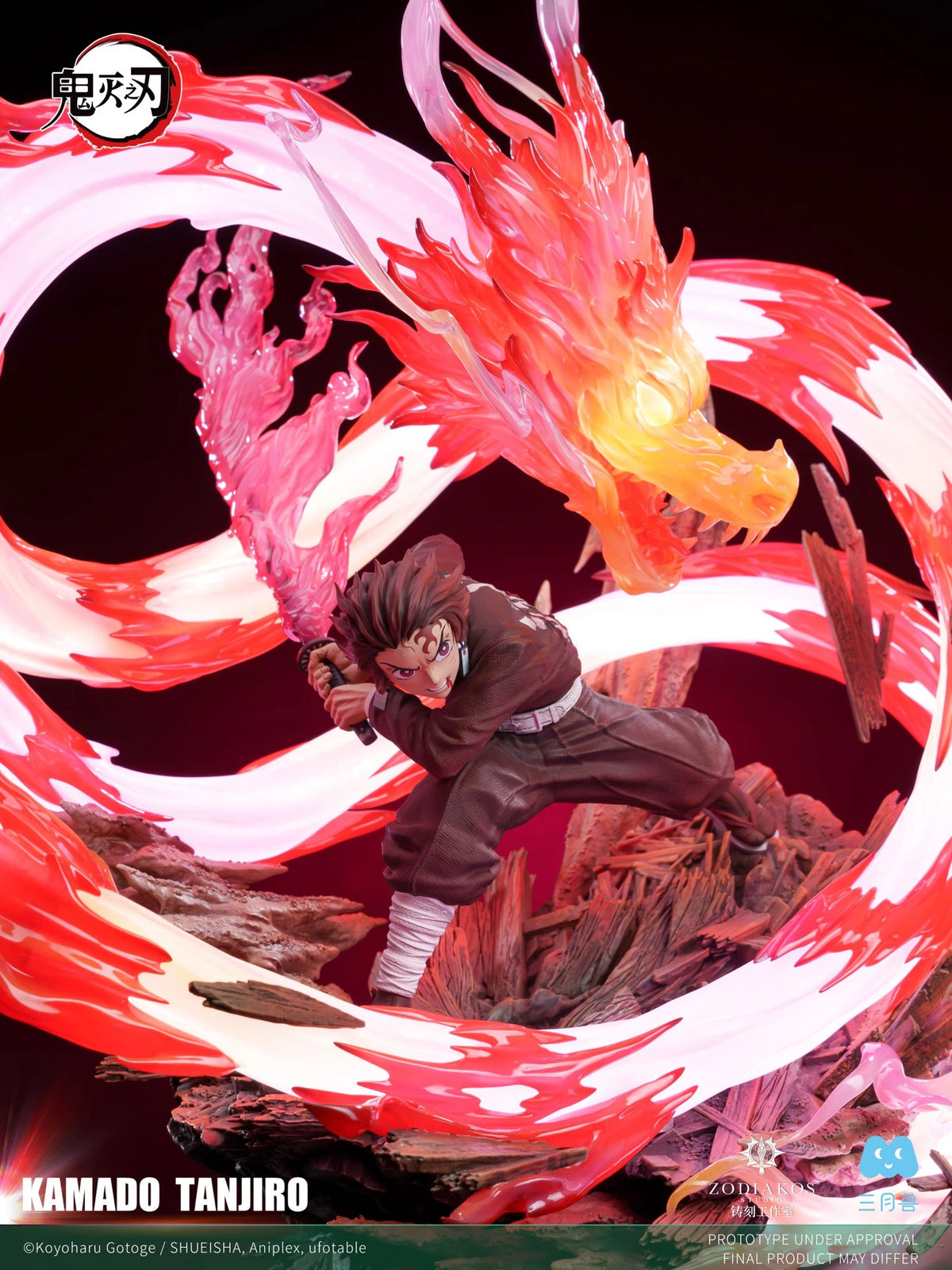 Preventa Resina Kamado Tanjiro  Figura Kimetsu No Yaiba 1/6 Zodiakos Estudio (Licencia)