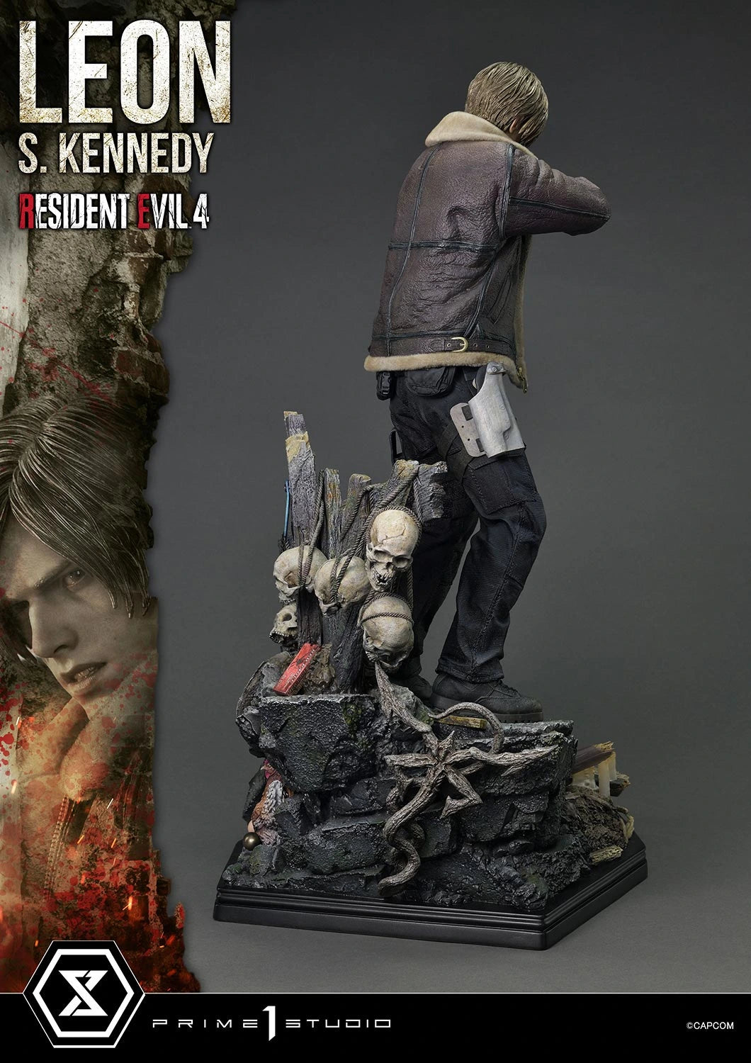 Preventa Resina Leon S. kennedy Figura Resident Evil 4 Prime 1 (Licencia) Estudio