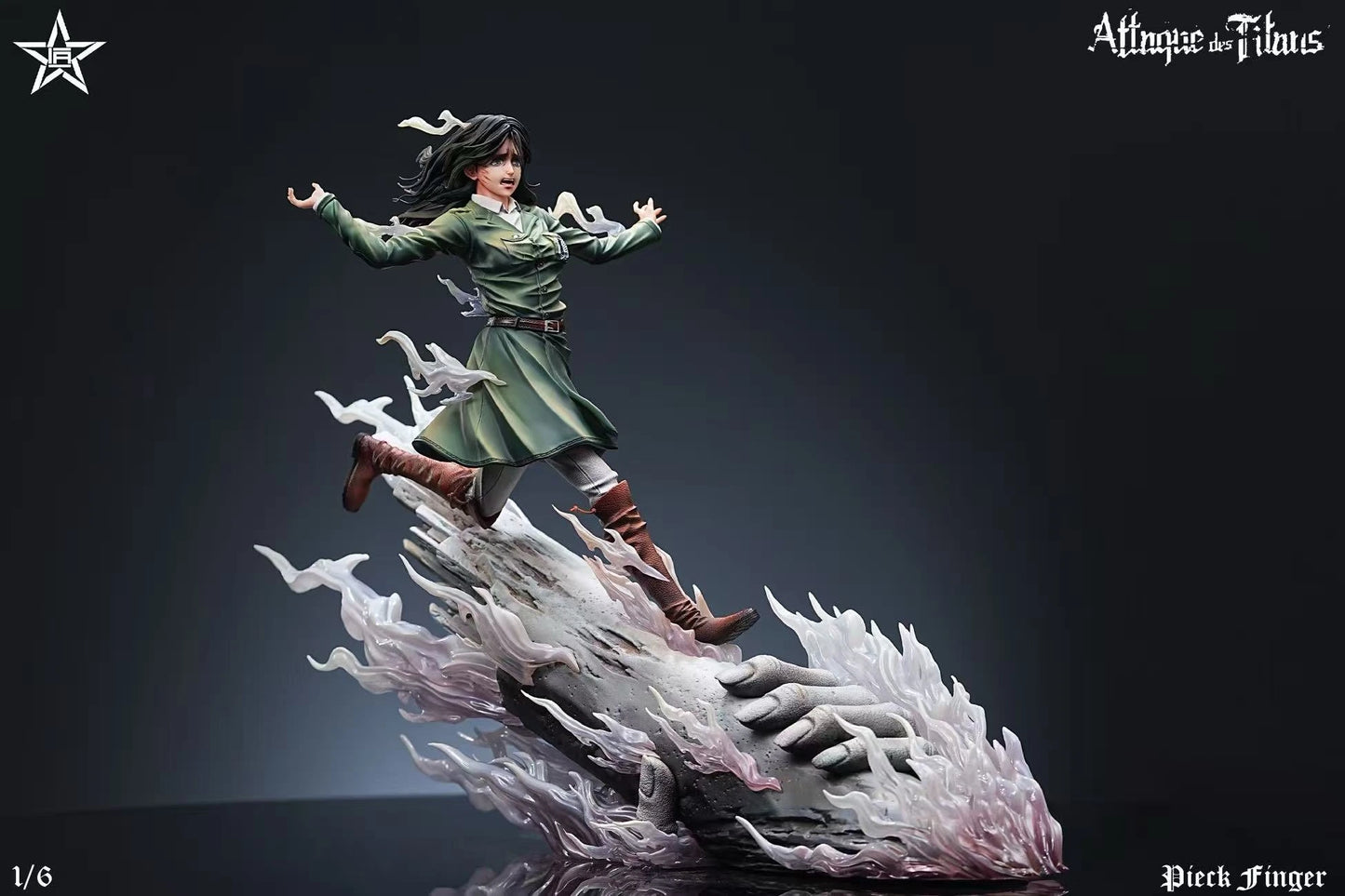 Preventa Resina Pieck Finger Figura Attack On Titan WindJas Estudio