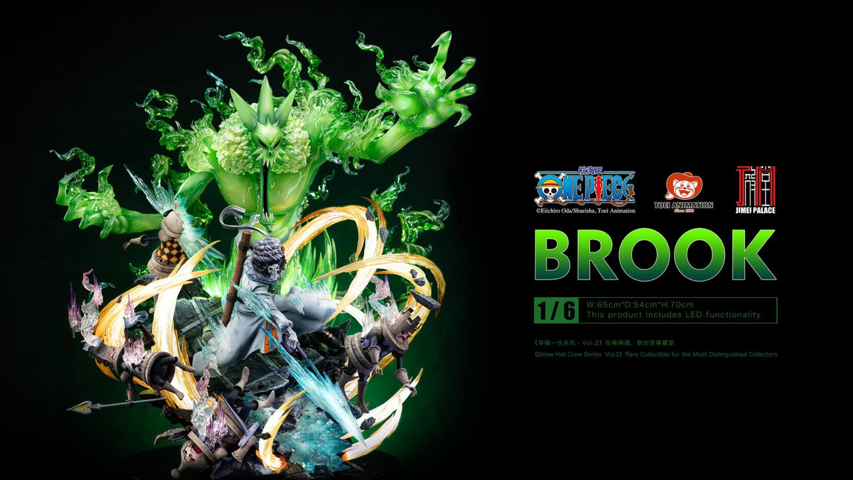 Preventa Resina Brook "Soul King" Figura One Piece Jimei Palace (Licencia) Estudio