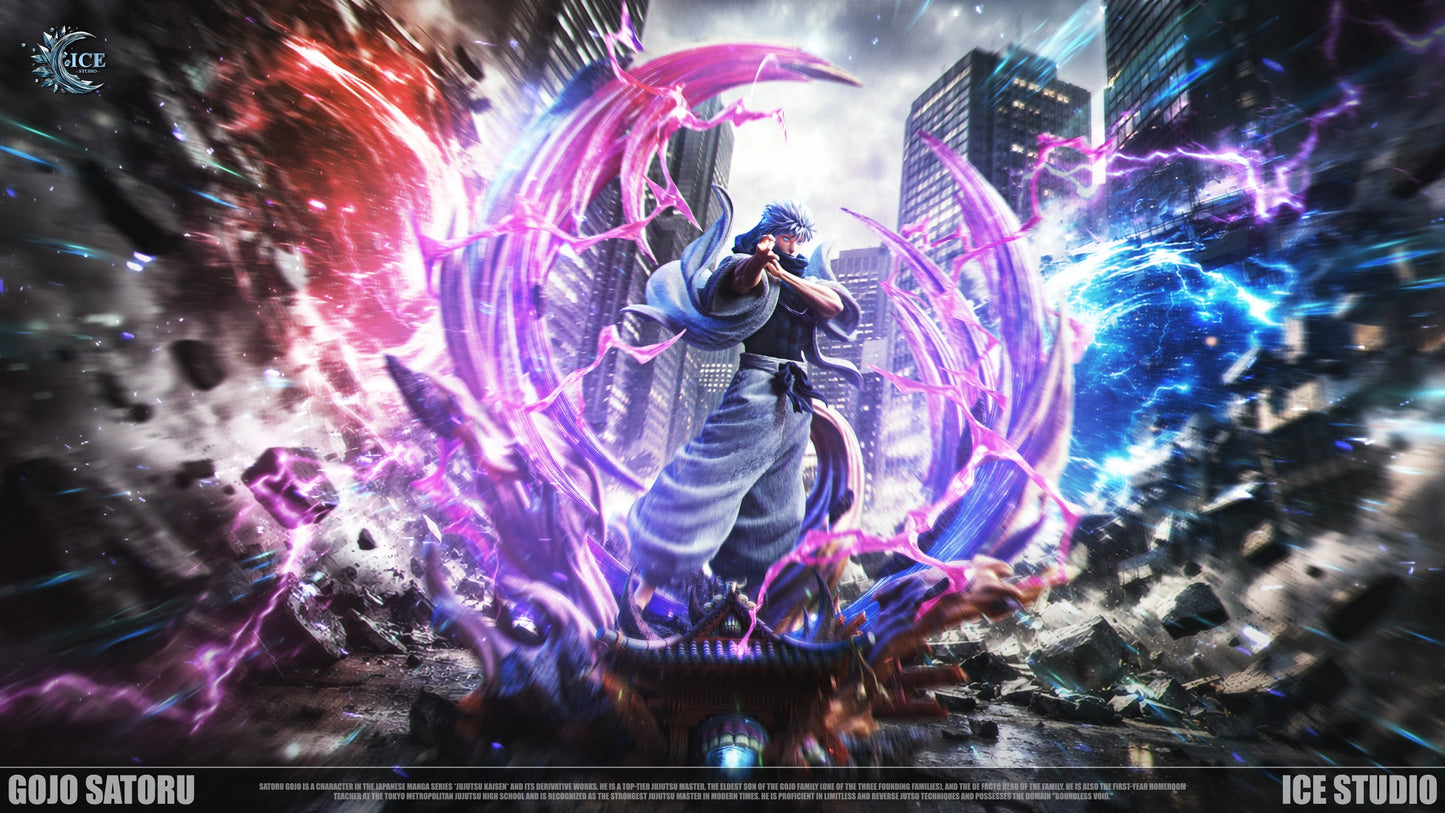 Preventa Resina Satoru Gojo Figura Jujutsu Kaisen ICE Estudio