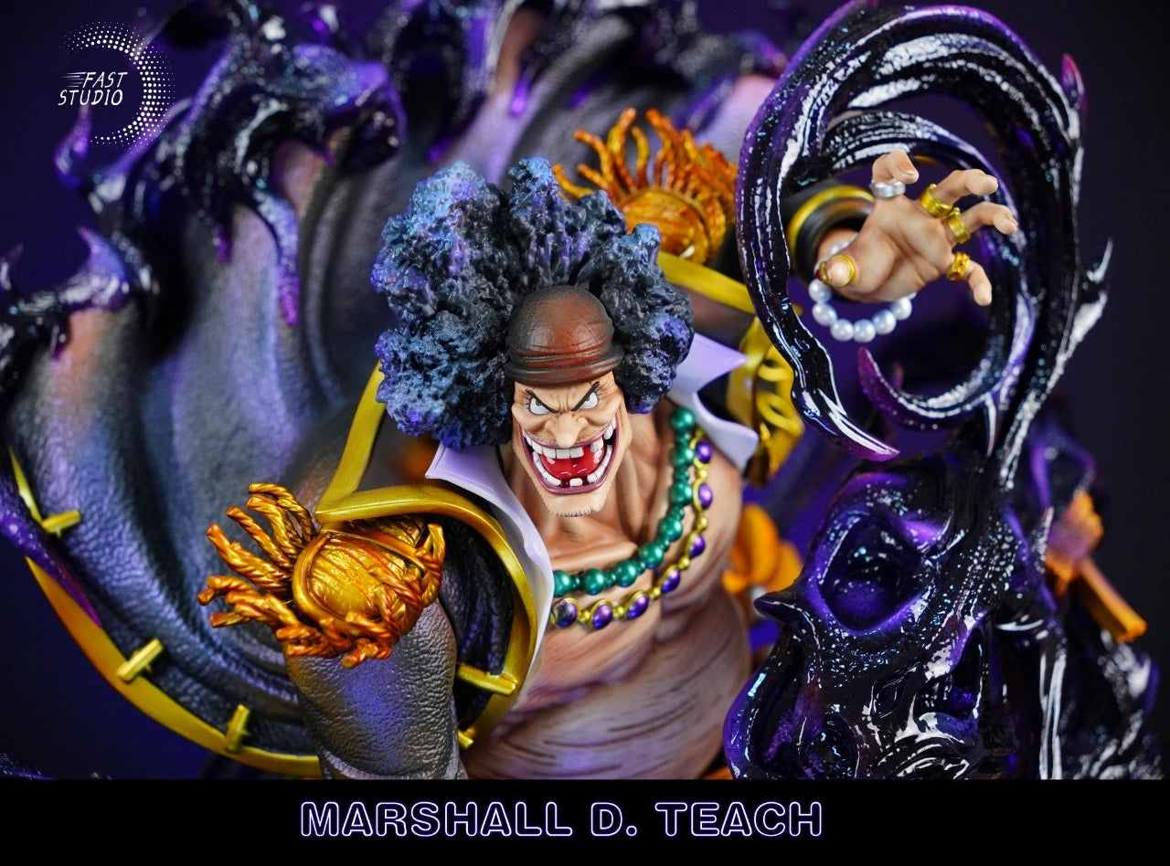 Preventa Resina Marshall D. Teach Figura One Piece Fast  Estudio