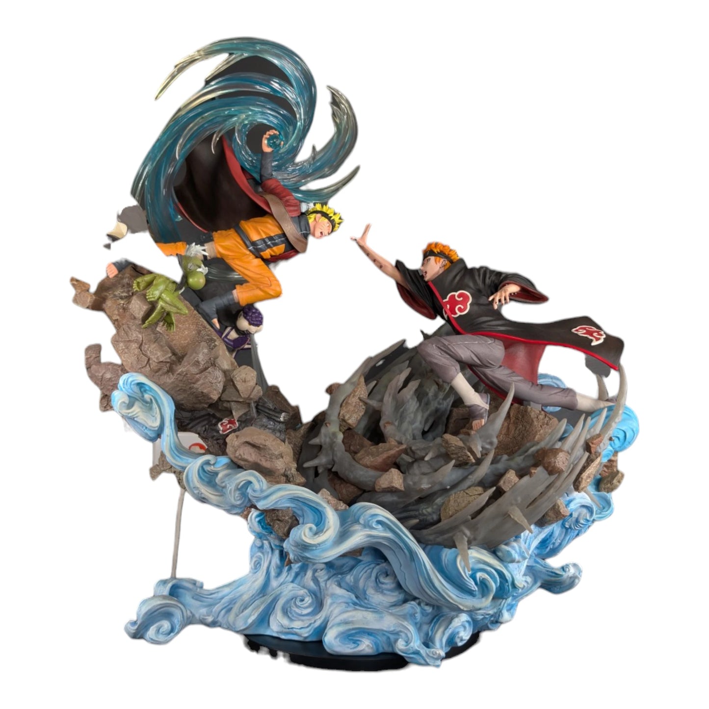 Stock Resina Naruto vs Pain Figura Naruto Figurama (Licencia) Estudio