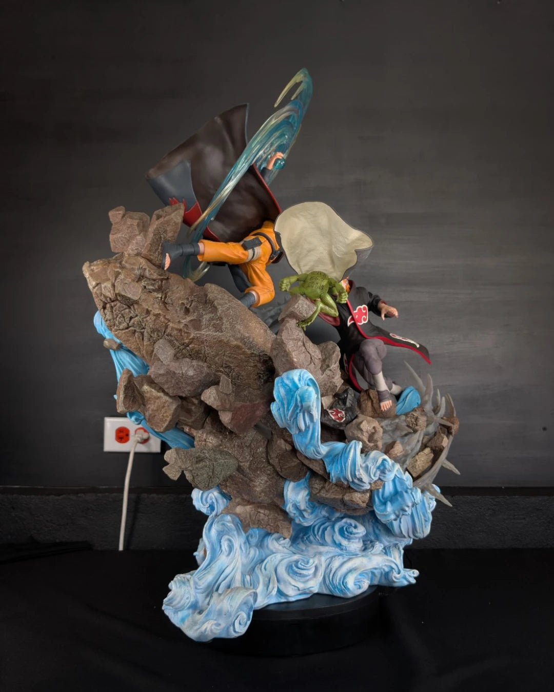 Stock Resina Naruto vs Pain Figura Naruto Figurama (Licencia) Estudio