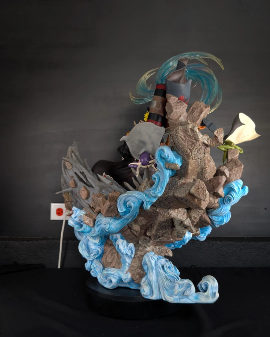 Stock Resina Naruto vs Pain Figura Naruto Figurama (Licencia) Estudio