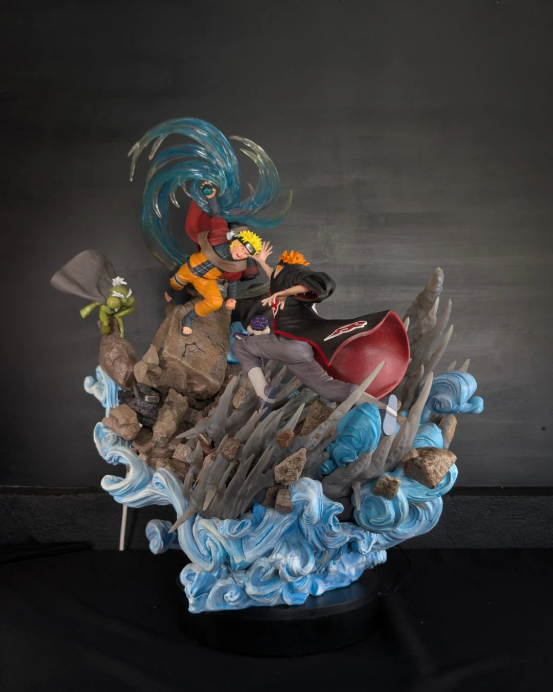 Stock Resina Naruto vs Pain Figura Naruto Figurama (Licencia) Estudio