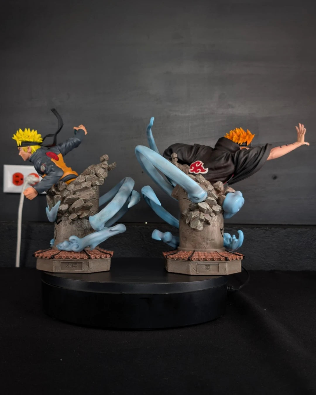 Stock Resina Naruto vs Pain Figura Naruto Figurama (Licencia) Estudio
