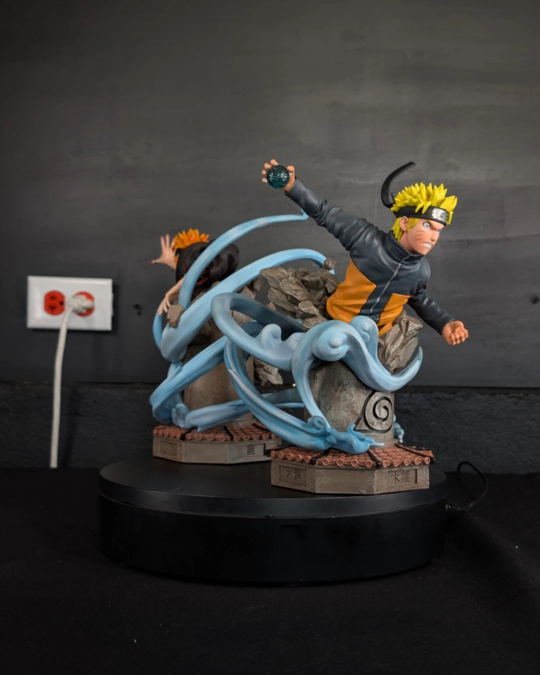 Stock Resina Naruto vs Pain Figura Naruto Figurama (Licencia) Estudio