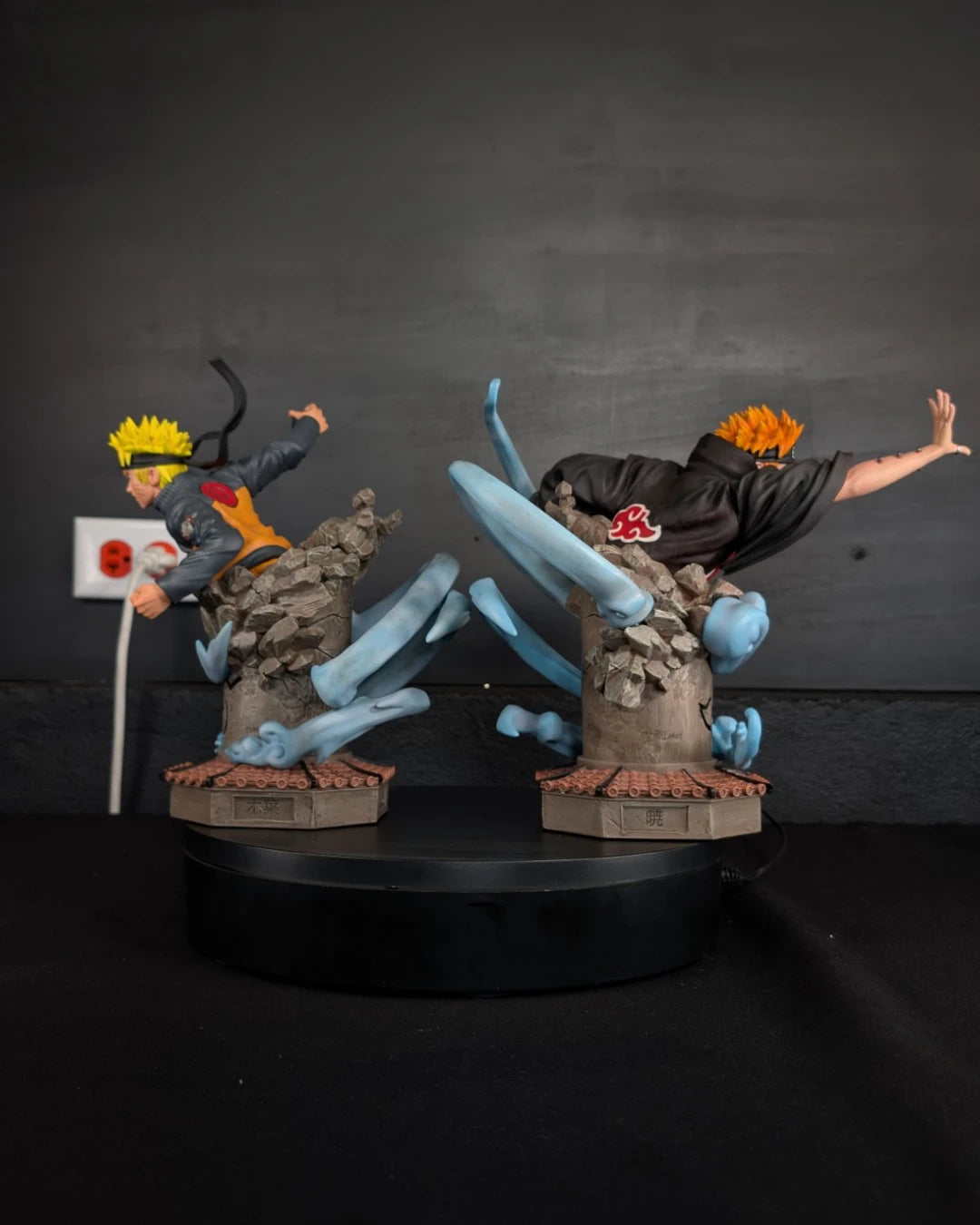 Stock Resina Naruto vs Pain Figura Naruto Figurama (Licencia) Estudio