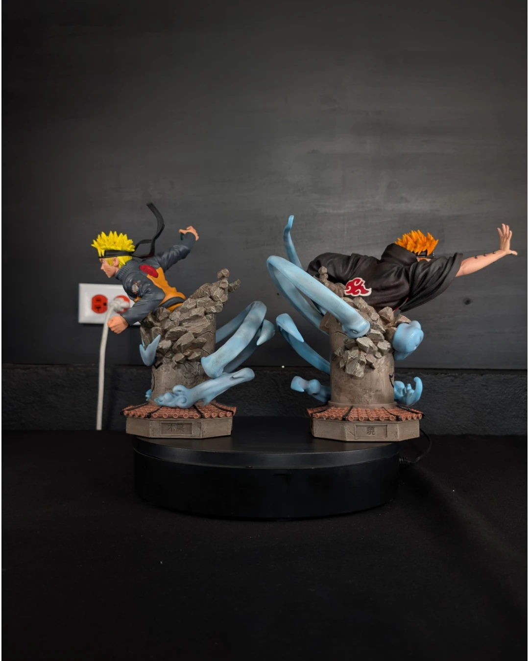 Stock Resina Naruto vs Pain Figura Naruto Figurama (Licencia) Estudio