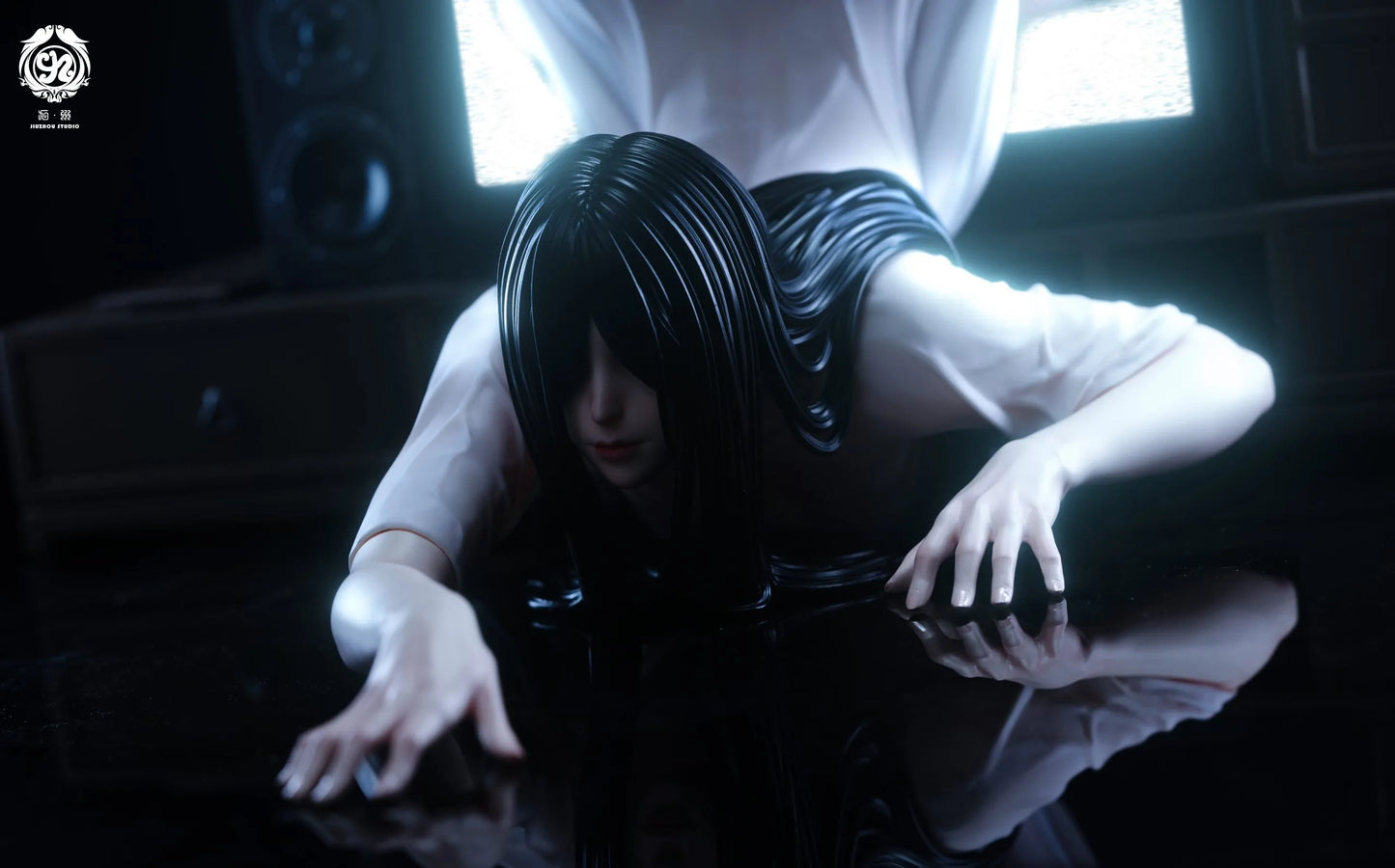 Preventa Resina Miss Sadako Figura EL ARO Jiuzhou Estudio